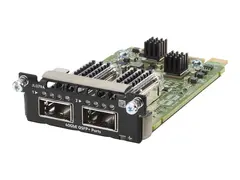 HPE Aruba - Utvidelsesmodul - 40 Gigabit QSFP+ x 2 for HPE Aruba 3810M 16SFP+ 2-slot Switch