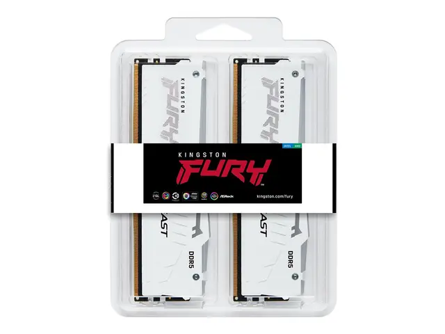 Kingston FURY Beast RGB - DDR5 sett 32 GB: 2 x 16 GB DIMM 288-pin ...