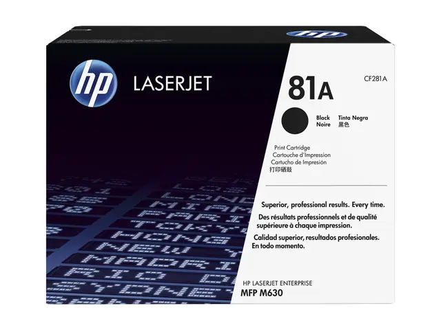 HP 81A - Svart original LaserJet tonerpatron (CF281A) for Enterpri...