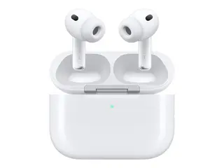 Apple AirPods Pro 3 - True wireless-hodetelefoner med mikrofon i &#248;ret - Bluetooth - aktiv st&#248;ydemping - hvit