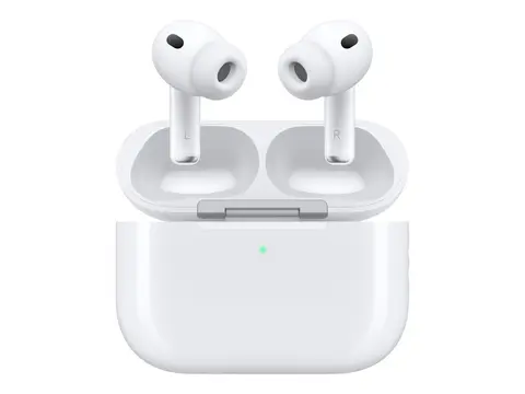 Apple AirPods Pro 3 - True wireless-hodetelefoner med mikrofon i øret - Bluetooth - aktiv støydemping - hvit