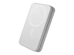 dbramante1928 re-charge - Trådløs nødlader 3-in-1, Qi3 - 8000 mAh - 20 watt (USB-C) - på kabel: USB-C - hvit