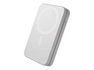 dbramante1928 re-charge - Trådløs nødlader 3-in-1, Qi3 - 8000 mAh - 20 watt (USB-C) - på kabel: USB-C - hvit