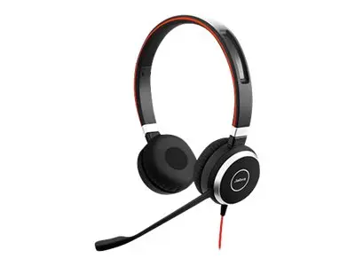 Jabra Evolve 40 UC stereo - Hodesett - on-ear - kablet - 3,5 mm jakk