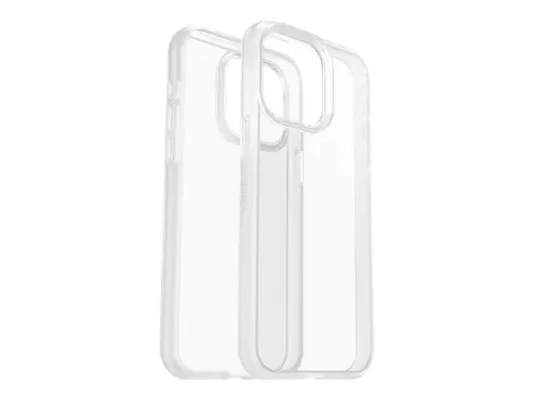 OtterBox React Series - Baksidedeksel for mobiltelefon termoplastisk elastomer (TPE), polykarbonat - blank - for Apple iPhone 15 Pro Max