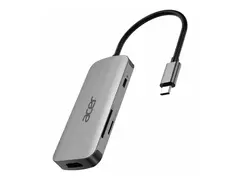 Acer 7-In-1 Type-C Dongle - dokkingstasjon USB-C - HDMI