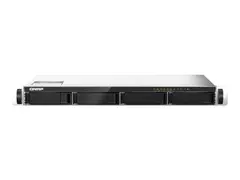 QNAP TS-435XeU - NAS-server - 4 br&#248;nner - kan monteres i rack SATA 6Gb/s - RAID 0, 1, 5, 6, 10, JBOD - RAM 4 GB - 2.5 Gigabit Ethernet / 10 Gigabit Ethernet - iSCSI st&#248;tte - 1U