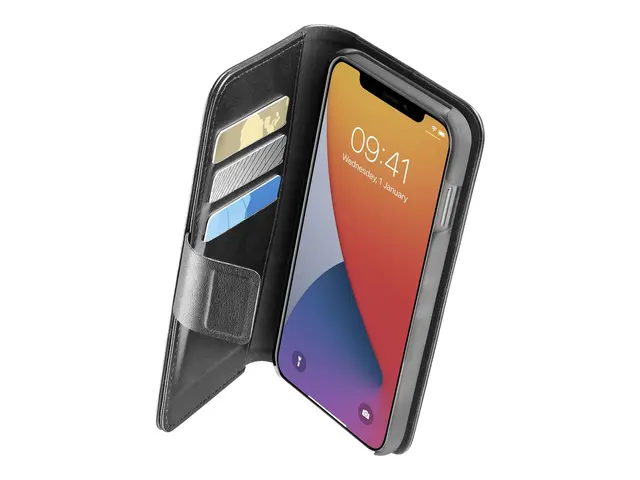 Cellular Line Book Agenda - Lommebok for mobiltelefon - fauxlær - ...