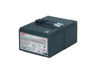 APC Replacement Battery Cartridge #6 - UPS-batteri 1 x batteri - blysyre - svart - for P/N: SMC1500IC, SMT1000I-AR, SMT1000IC, SUA1000ICH-45, SUA1000I-IN, SUA1000J3W, SUA1500J3W