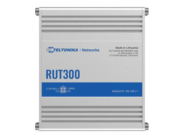 Teltonika RUT300 - Ruter 5-port svitsj DIN-skinnemonterbar, overfl...