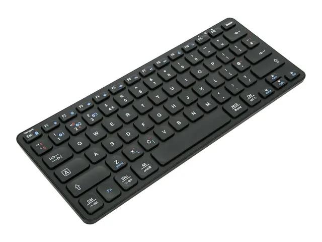 Targus - Tastatur kompakt, multienhet, antimikrobiell trådløs Blue...