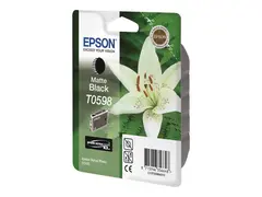 Epson T0598 - 13 ml - matt svart - original blister - blekkpatron - for Stylus Photo R2400