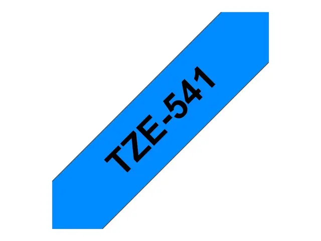 Brother TZe-541 - Selv-adhesiv sort på blått Rull (1,8 cm x 8 m) 1...