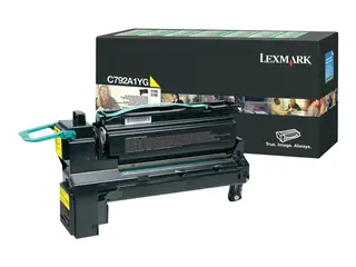Lexmark - Gul - original - tonerpatron LCCP, LRP for Lexmark C792, X792