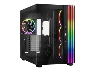 be quiet! Light Base 900 FX - FT utvidet ATX (E-ATX) - sidepanel med vindu (glass) - ingen str&#248;mforsyning (ATX / PS/2) - svart - USB/lyd