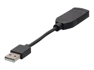 C2G USB-C to USB-A Dongle Adapter Converter USB-kabel - USB-C (hann) til USB (hunn) - USB 2.0 - 30 V - svart