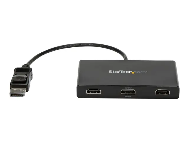 StarTech.com 3-Port Multi Monitor Adapter, DisplayPort 1.2 to HDMI...