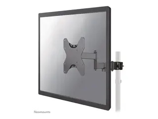 Neomounts FL40-450BL12 - Monteringssett (stangmontering) full bevegelse - for TV - svart - skjermstørrelse: 23"-42"