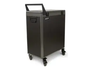 DICOTA - Vogn (lade, sikre og transportere) for 16 nettbøker/nettbrett - EU version - låsbar - aluminium, polypropylen - skjermstørrelse: inntil 16"