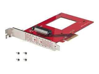 STARTECH.COM U.3 to PCIe Adapter Card PCIe 4.0 x4 Adapter For 2.5inch U.3 NVM