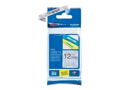 Brother TZe-MPSL31 - Svart på sølvknipling Rull (1,2 cm x 4 m) 1 kassett(er) laminert teip - for Brother PT-H110; P-Touch Cube PT-P300; P-Touch Cube Pro PT-P910; P-Touch Embellish PT-D215