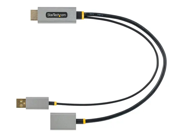 StarTech.com 1ft (30cm) HDMI to DisplayPort Adapter, Active 4K 60H...