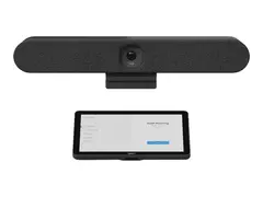 Logitech Tap IP Appliance Room Solutions Huddle + Small Rooms Videokonferansesett (Logitech Rally Bar Huddle, Logitech Tap IP) - grafitt