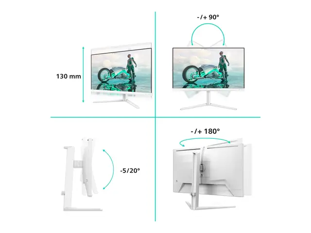 Philips Evnia 3000 27M2N3501PA - LED-skjerm gaming 27" 2560 x 1440...