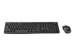 Logitech MK270 Wireless Combo - Tastatur- og mussett trådløs - 2.4 GHz - Tysk