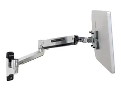 Ergotron LX HD - Monteringssett (utvidelsesadapter, VESA-adapter, sitte-st&#229;-arm, veggmonteringssokkel) for LCD-skjerm - polert aluminium - skjermst&#248;rrelse: inntil 46&quot;