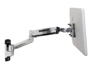 Ergotron LX HD - Monteringssett (utvidelsesadapter, VESA-adapter, sitte-st&#229;-arm, veggmonteringssokkel) for LCD-skjerm - polert aluminium - skjermst&#248;rrelse: inntil 46&quot;