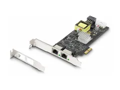 Startech 2-Port 2.5Gbps PoE Network Card, Intel I225-V, 802.3af/at Nettverksadapter - PCIe 2.0 x2 - 10M/100M/1G/2,5 Gigabit Ethernet x 2 - svart