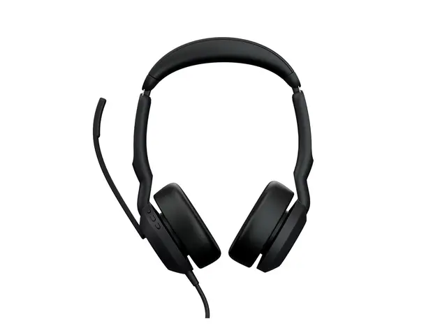 Jabra Evolve2 50 MS Stereo - Hodesett on-ear kablet aktiv støydemp...