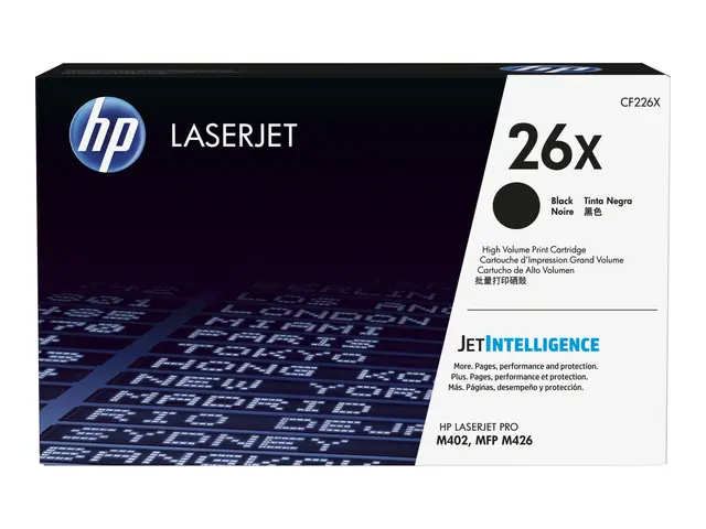 HP 26X - Høy ytelse - svart - original - LaserJet - tonerpatron (C...