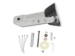 Ergotron StyleView Sit-Stand Combo Extender Short - monteringskomponent (forlengerarm, veggsporsglider, armdeksel) - polert aluminium, kvalitetsplast - sølv