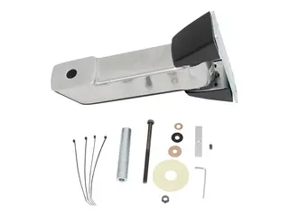 Ergotron StyleView Sit-Stand Combo Extender Short - monteringskomponent (forlengerarm, veggsporsglider, armdeksel) - polert aluminium, kvalitetsplast - sølv
