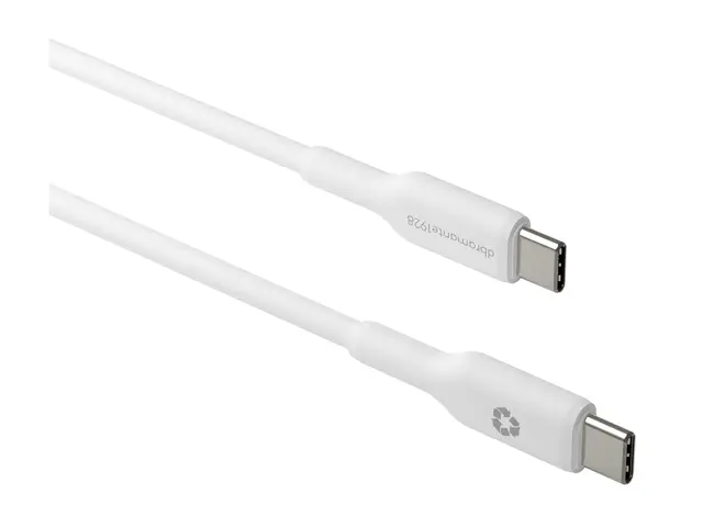 dbramante1928 re-charge - USB-kabel 24 pin USB-C (hann) til 1 m hvit