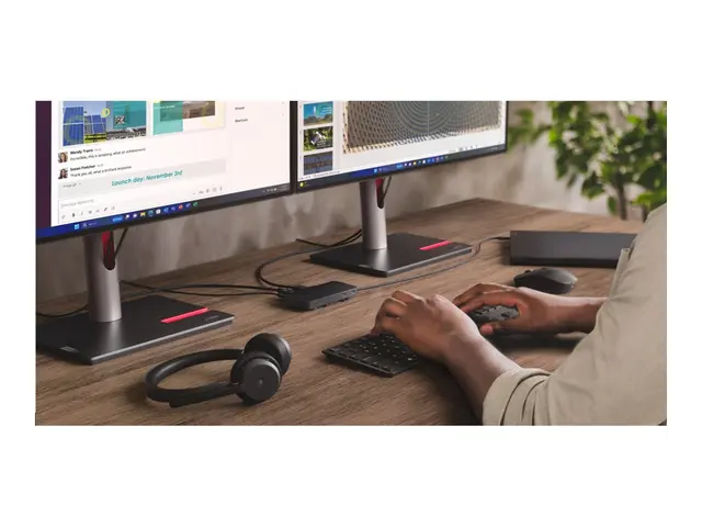 Lenovo - dokkingstasjon USB-C HDMI, DP 1GbE