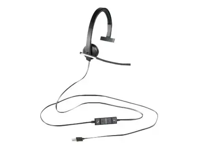 Logitech USB Headset Mono H650e - Hodesett - on-ear - kablet