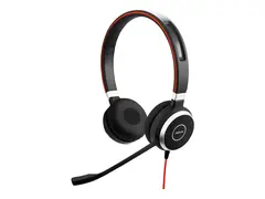 Jabra Evolve 40 Stereo - Hodesett - on-ear erstatning - kablet
