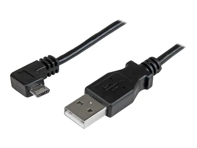 StarTech.com 2m 6 ft Micro-USB Charge-and-Sync Cable - Right-Angle...