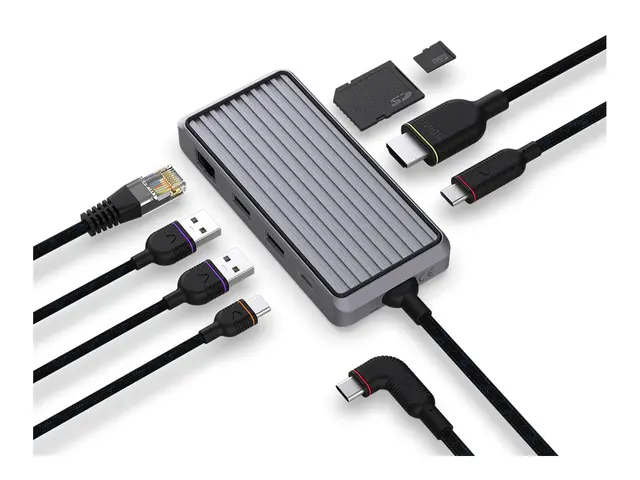 Unisynk - dokkingstasjon USB-C HDMI 1GbE