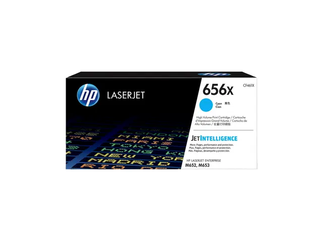 HP 656X - Høy ytelse - cyan - original - LaserJet - tonerpatron (C...