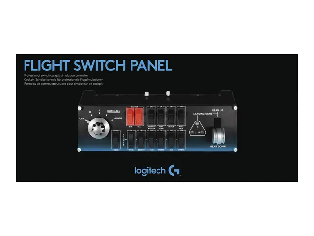 Logitech Flight Switch Panel - Instrumentpanel for flyvningssimula...