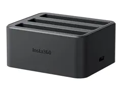 Insta360 Fast Charge Hub - Batterilader 3 x batterier lader - for Insta360 X4