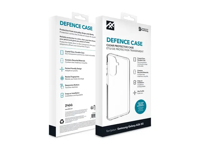iFrogz Defence - Baksidedeksel for mobiltelefon blank Samsung Gala...