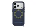 OtterBox Sole Series - Baksidedeksel for mobiltelefon MagSafe-samsvar - hard-wearing fabric - real quiet (blue) - for Apple iPhone 17 Pro