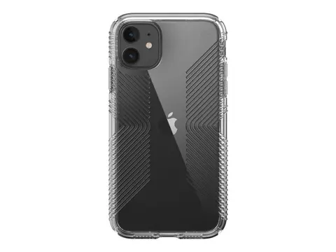 Speck Presidio Perfect Clear + Grip Baksidedeksel for mobiltelefon - blank - for Apple iPhone 11