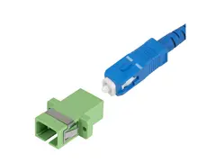 Startech - Nettverkkopler - SC/APC-enkeltmodus (hunn) til SC/APC-enkeltmodus (hunn) fiberoptisk - simpleks - 9 / 125 micron - OS1/OS2 - passiv, flens - grønn (en pakke 10)
