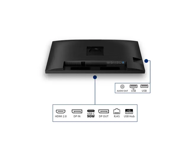 Philips 32B2U3601 - 3000 Series LED-skjerm 32" (31.5" synlig) 2560...